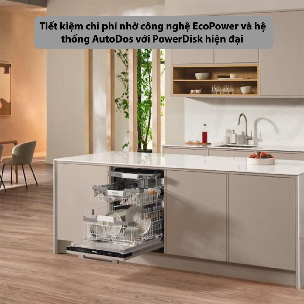 Máy rửa bát âm tủ Miele G 7650 SCVi AutoDos công nghệ hiện đại cho hiệu suất vượt trội