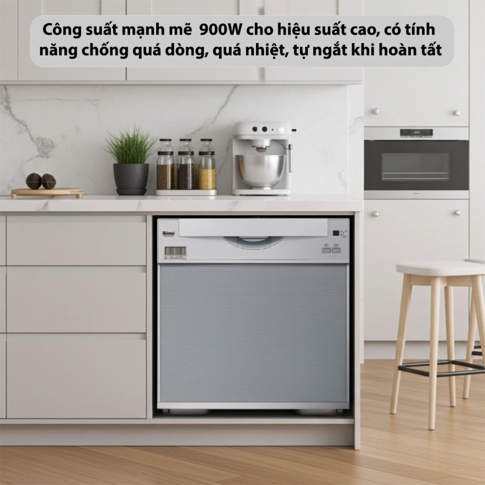 Máy rửa chén âm tủ Rinnai RKW-457-SV(GEN) - Hàng chính hãng