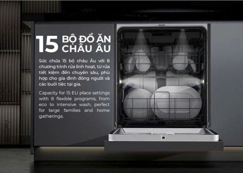 Máy rửa chén Hafele HDW-F6012S (535.29.671) - Hàng chính hãng