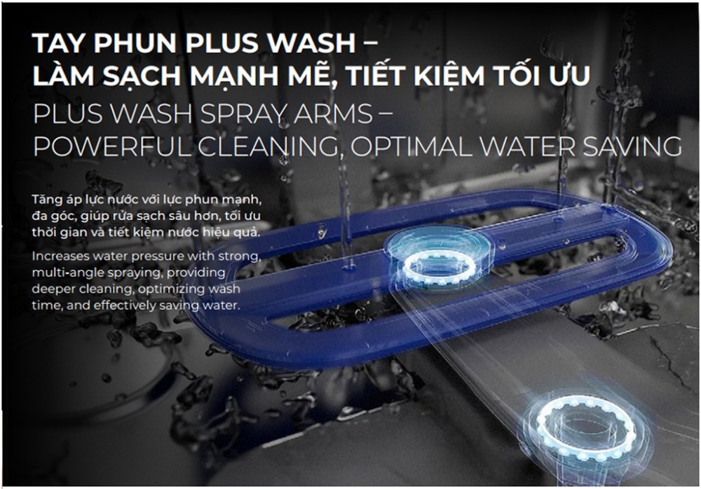 Máy rửa chén độc lập Hafele HDW-F6053S (535.29.702) - Hàng chính hãng