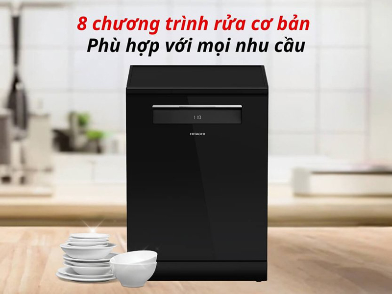 Máy được tích hợp 8 chương trình rửa để lựa chọn theo nhu cầu