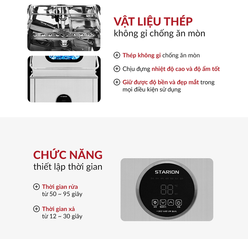 Chất liệu cao cấp, tạo độ bền cho sản phẩm