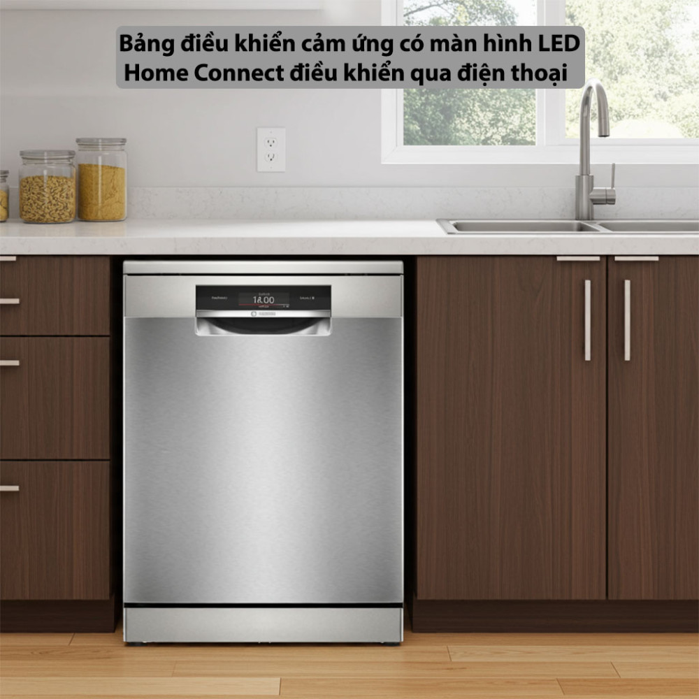 Máy rửa chén độc lập Bosch SMS8TCI04E Serie 8 thiết kế điều khiển hiện đại, dễ sử dụng