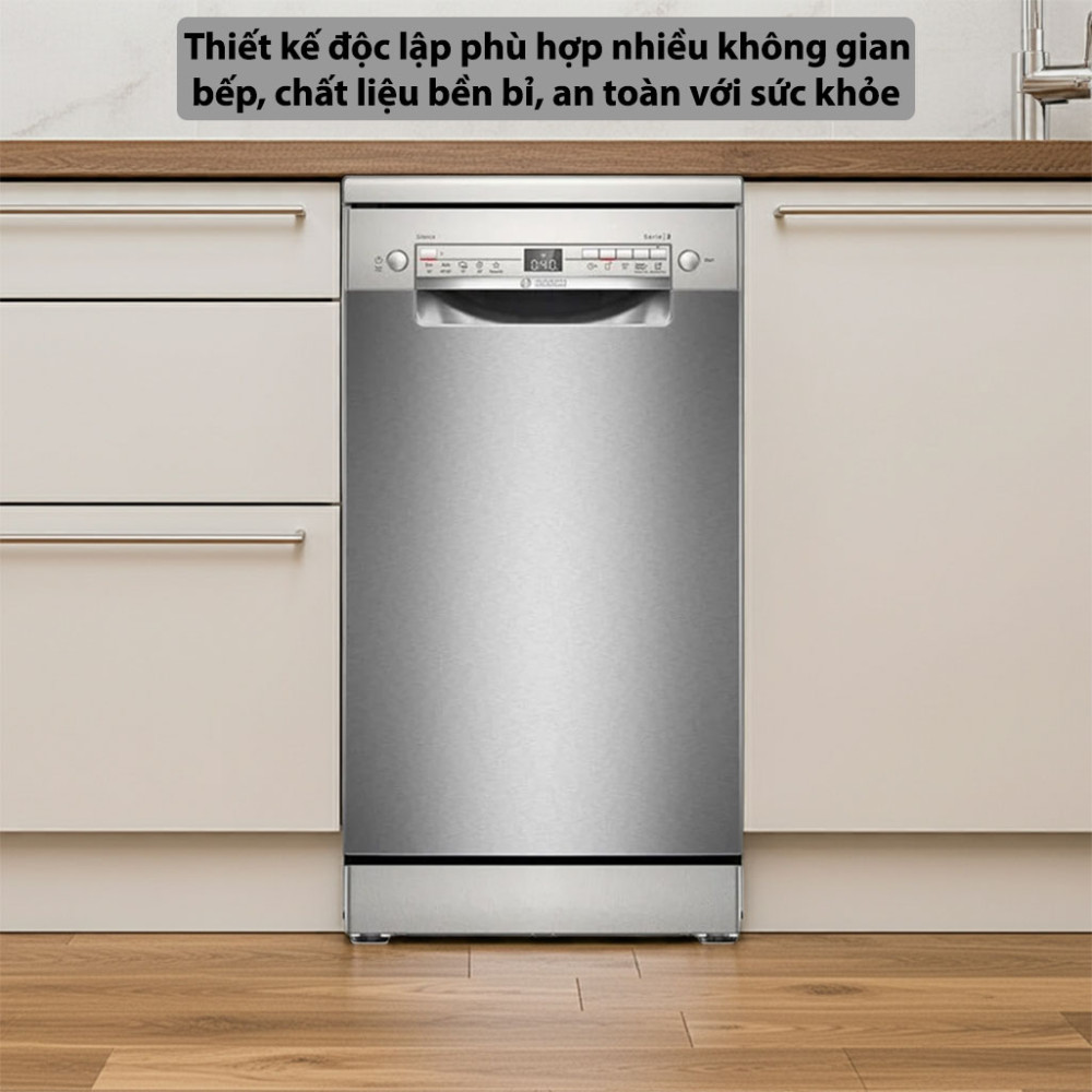 Máy rửa bát độc lập Bosch SPS2HKI58E series 2 thiết kế hiện đại chất liệu bền bỉ