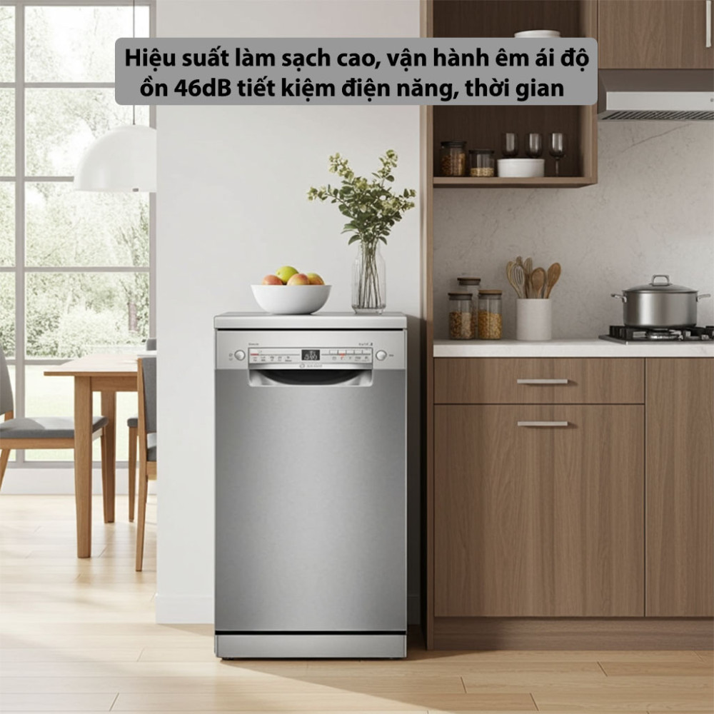 Máy rửa bát độc lập Bosch SPS2HKI58E series 2 hiệu suất làm việc hiệu quả