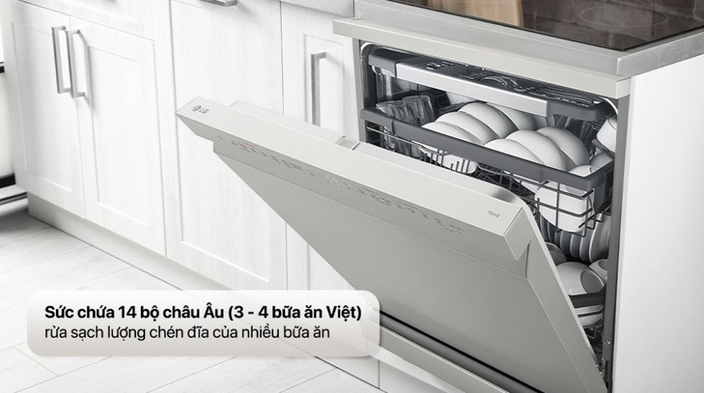 Máy rửa chén độc lập LG LDT14SVA4 - Hàng chính hãng