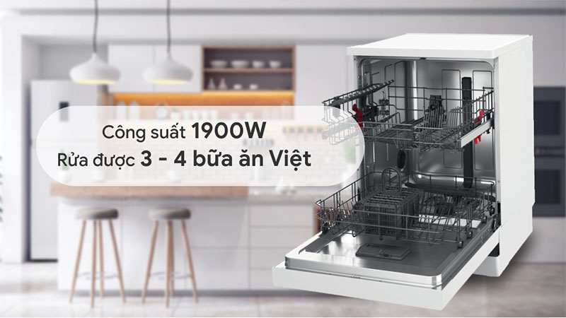 Công suất của Máy rửa chén độc lập Whirlpool WFE-2B19