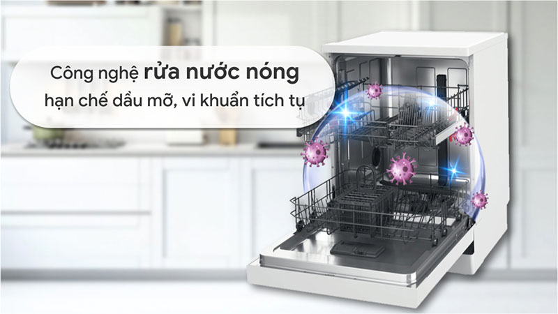 Công nghệ rửa của Máy rửa chén độc lập Whirlpool WFE-2B19