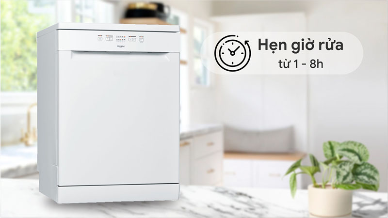 Chức năng hẹn giờ của Máy rửa chén độc lập Whirlpool WFE-2B19