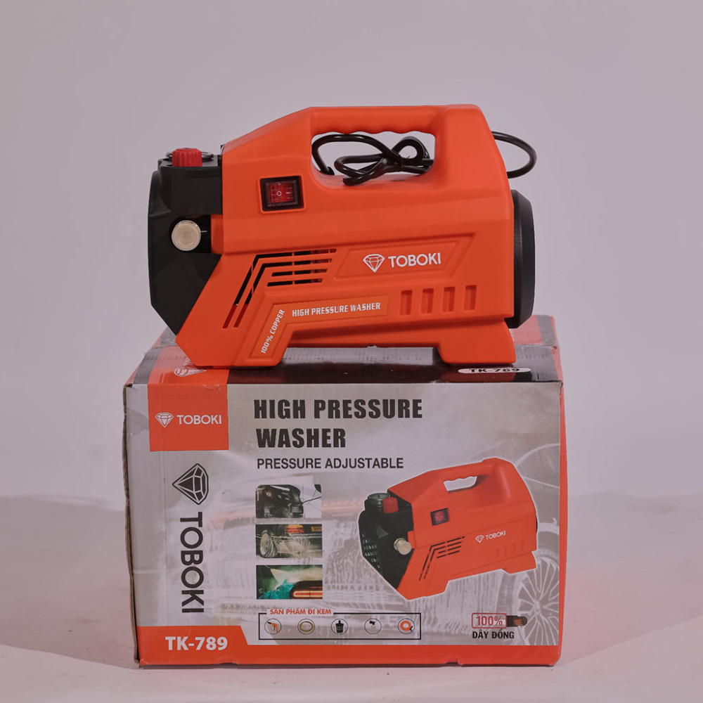 Máy rửa xe có chỉnh áp Toboki TK-789 - Hàng chính hãng