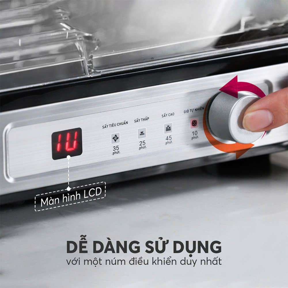 Bảng điều khiển điện tử và màn hình LCD hiển thị rõ nét