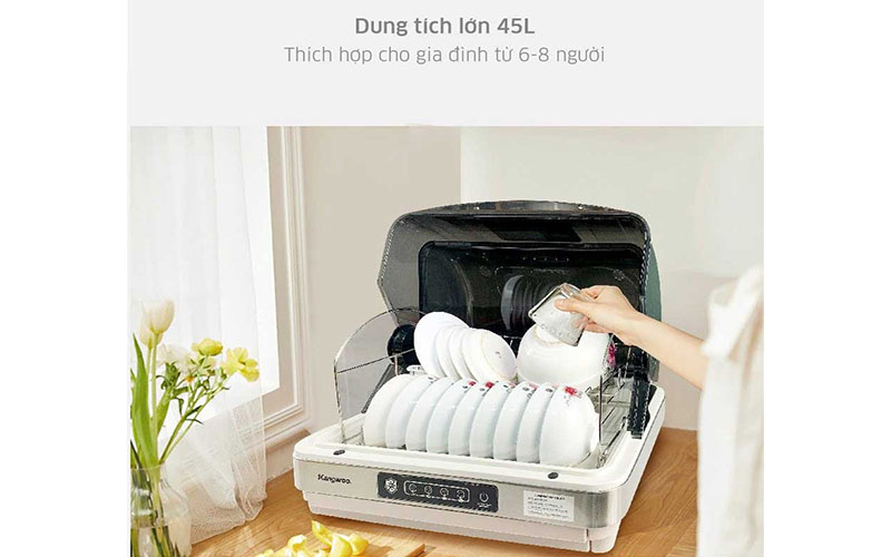 Dung tích của Máy sấy bát Kangaroo KG45DUV