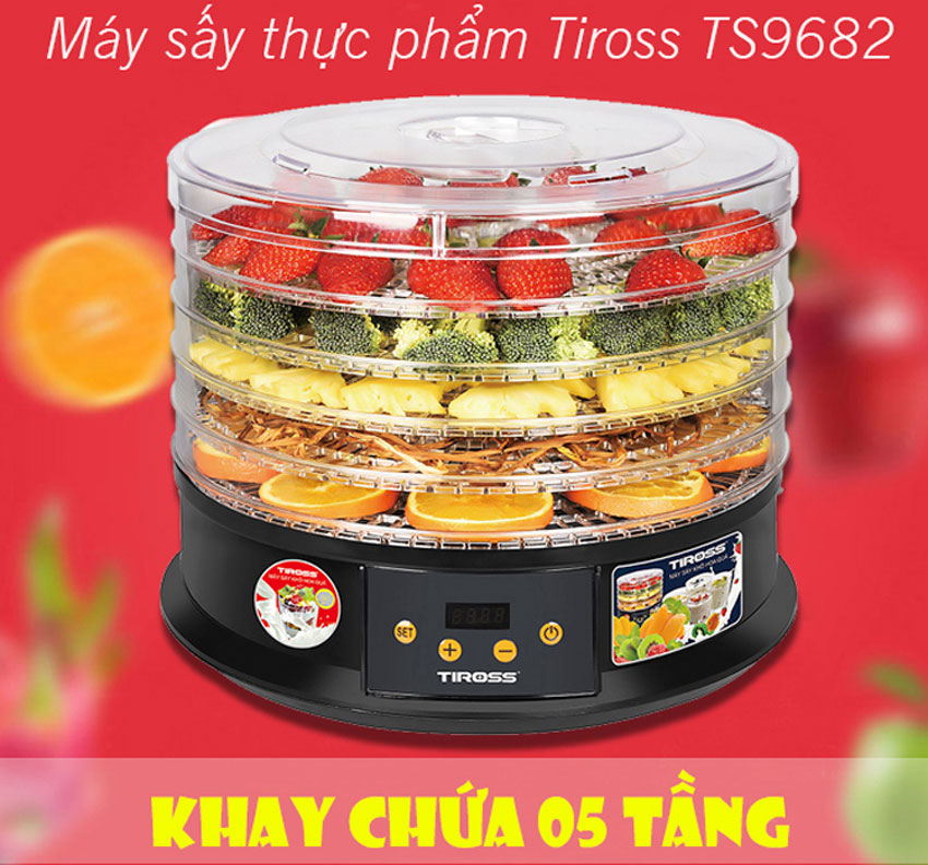 Có nên mua máy sấy thực phẩm Tiross TS9682 