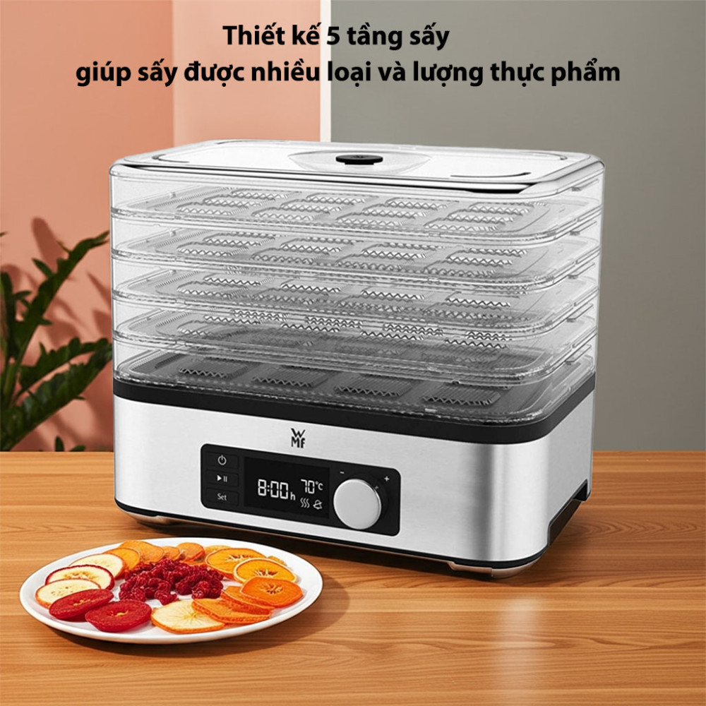 Máy sấy hoa quả, thực phẩm 5 tầng WMF Kitchenminis - Hàng chính hãng