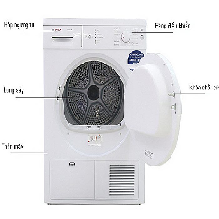 Lồng giặt máy sấy khộ quần áo Bosch WTE84105GB