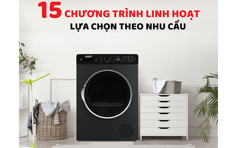 Chương trình của Máy sấy quần áo Kaff KF-DR113L09BL/WH