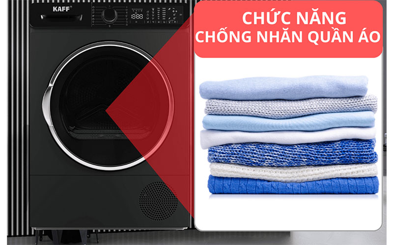 Chức năng của Máy sấy quần áo Kaff KF-DR113L09BL/WH