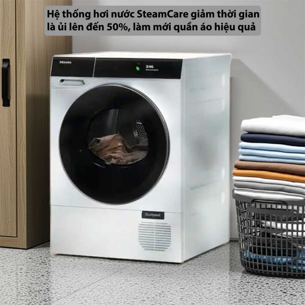 Máy sấy bơm nhiệt Miele 9 kg TQ 1000 WP Nova Edition Tính năng hiện đại của máy