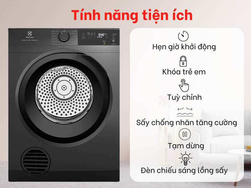 Có nhiều tính năng, tiện ích đi kèm