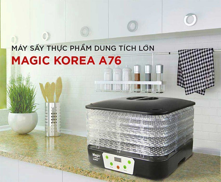 Ứng dụng của  Máy sấy thực phẩm Magic Korea A-76
