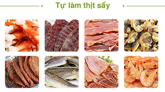 Các loại thịt sấy khô với Tiross TS9682