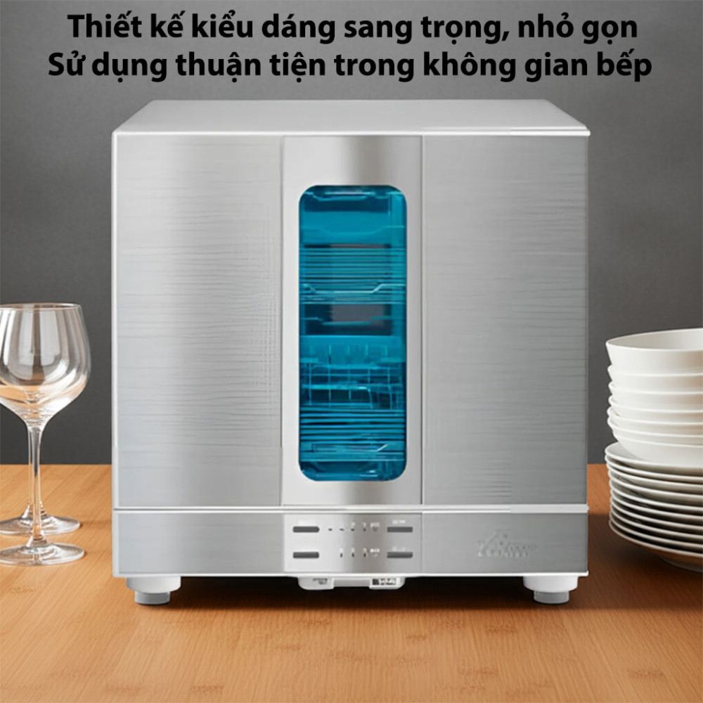Máy sấy tiệt trùng bát đũa Hanil Hud-8200 Thiết kế hiện đại, sang trọng, chất liệu bền đẹp