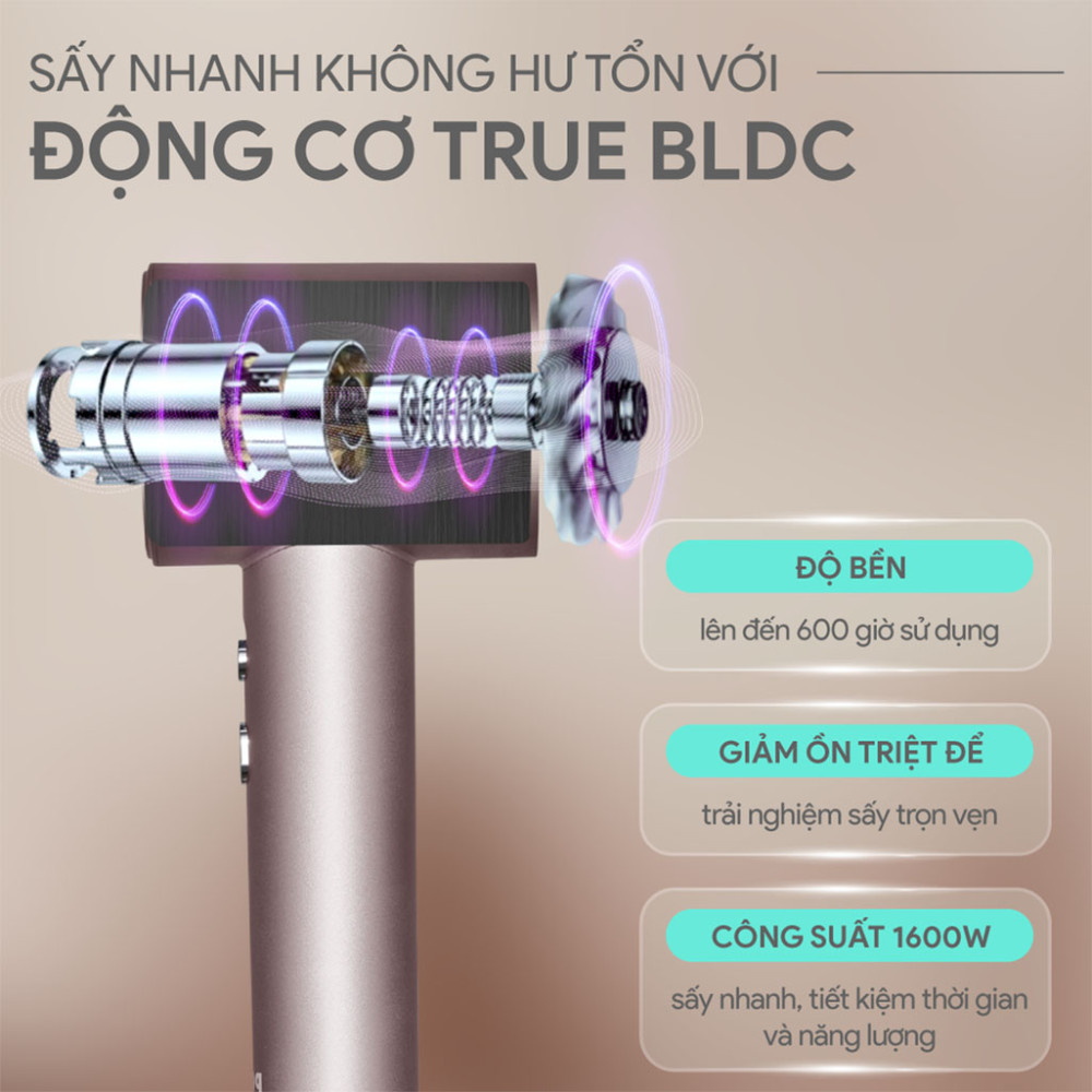 Máy sấy tóc Bluestone HDB-1965 - Hàng chính hãng