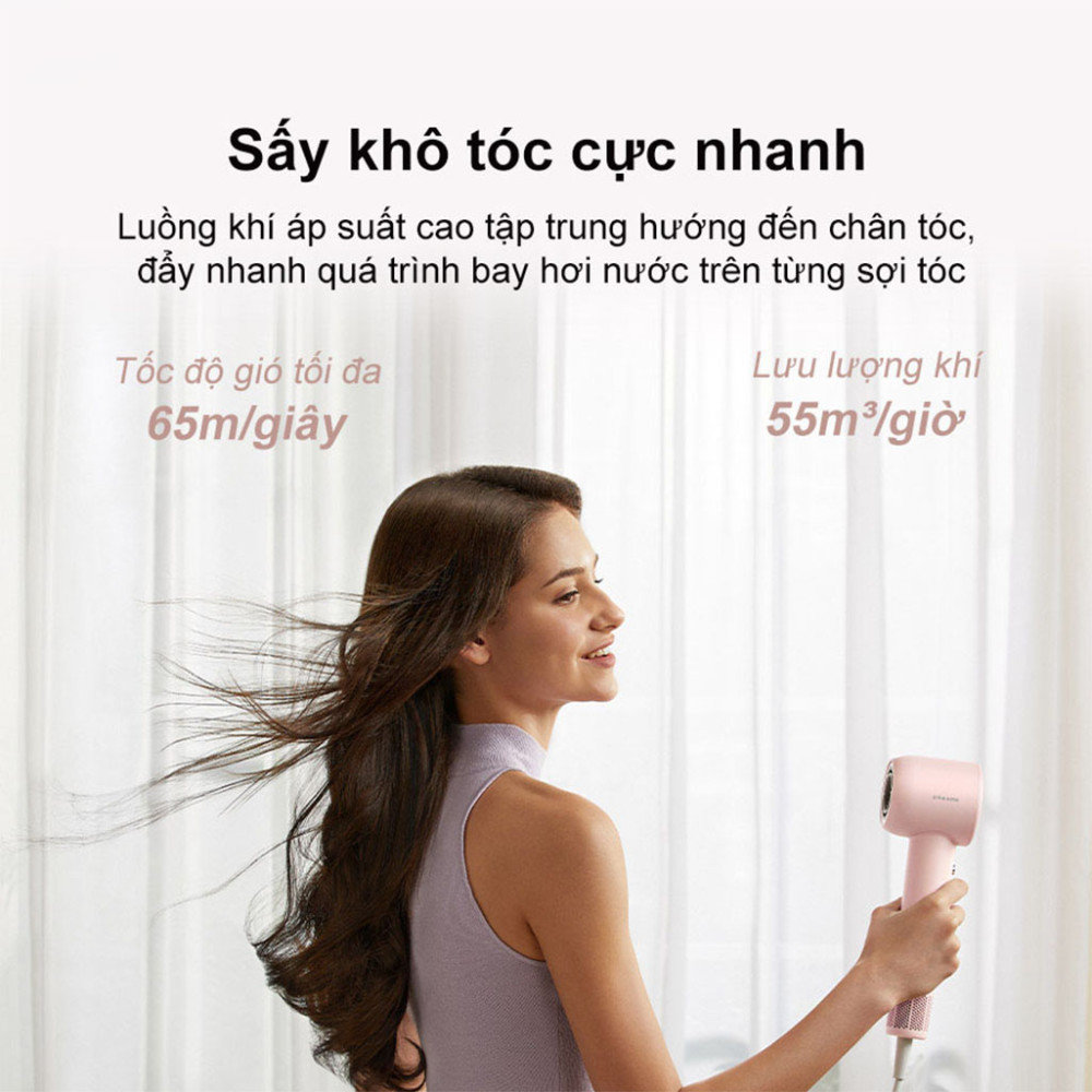 Máy sấy tóc Dreame Hair Dryer Gleam AHD12A - Hàng chính hãng