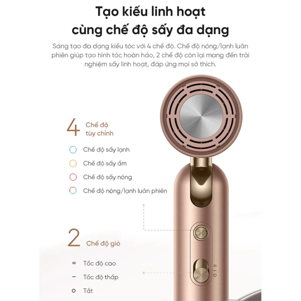 Máy sấy tóc Dreame Pocket Uni AHD54  - Hàng chính hãng
