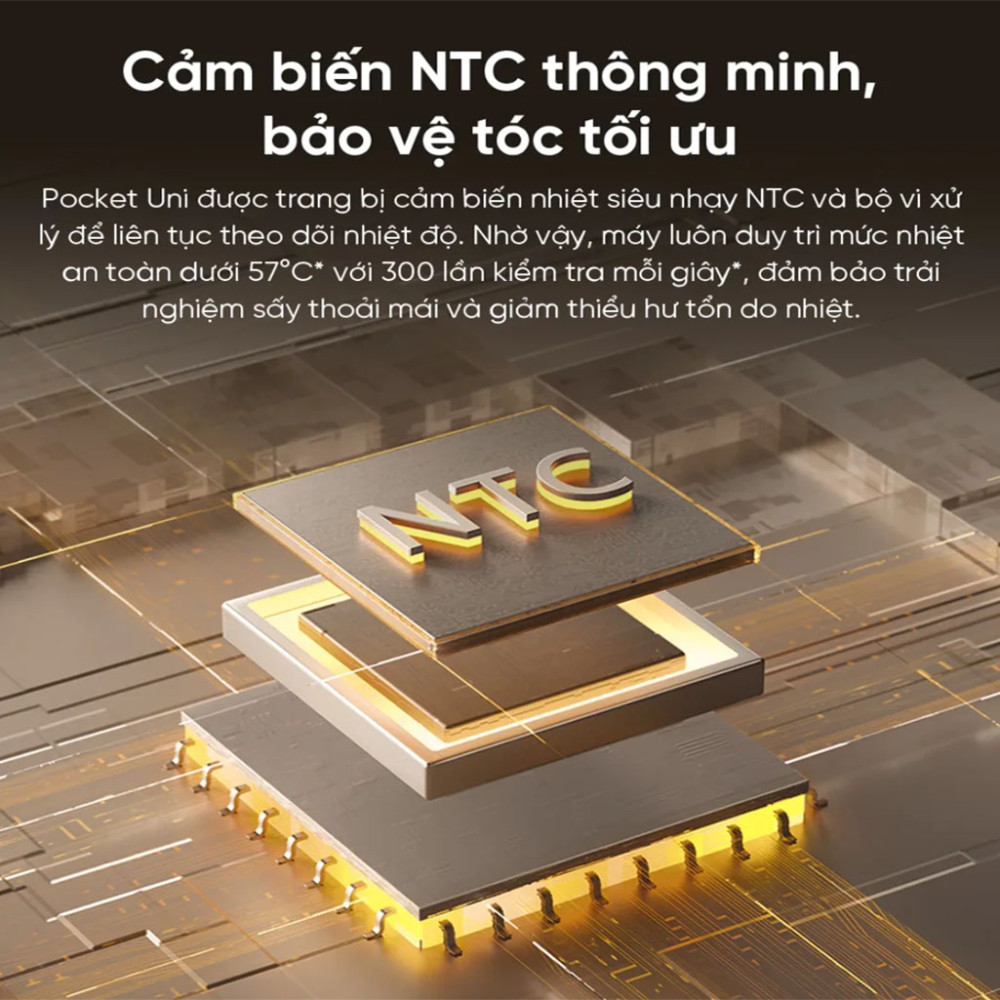 Máy sấy tóc Dreame Pocket Uni AHD54  - Hàng chính hãng