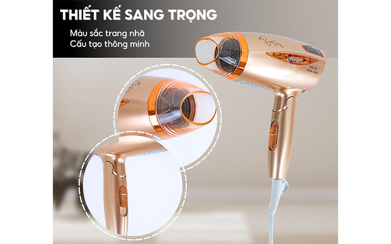 Thiết kế của Máy sấy tóc Hasuka HSK-126