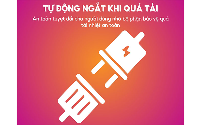 Tính năng an toàn của Máy sấy tóc Hasuka HSK-126