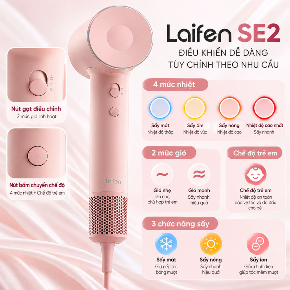 Máy sấy tóc Laifen SE2 - Hàng chính hãng