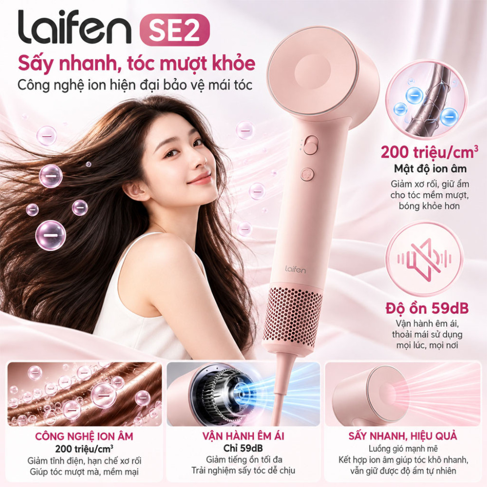 Máy sấy tóc Laifen SE2 - Hàng chính hãng