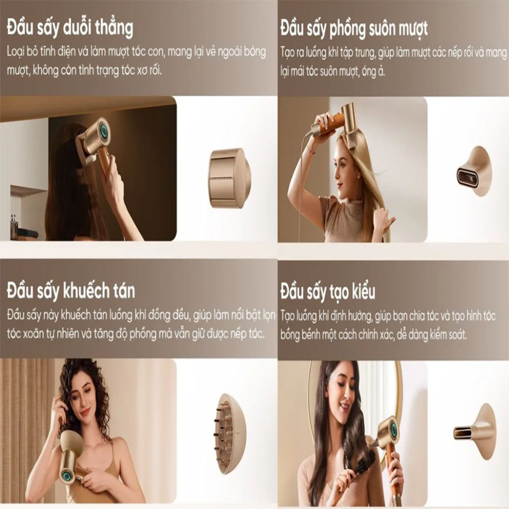 Máy sấy tóc tốc độ cao Dreame Hair Miracle Pro AHX30 - Hàng chính hãng