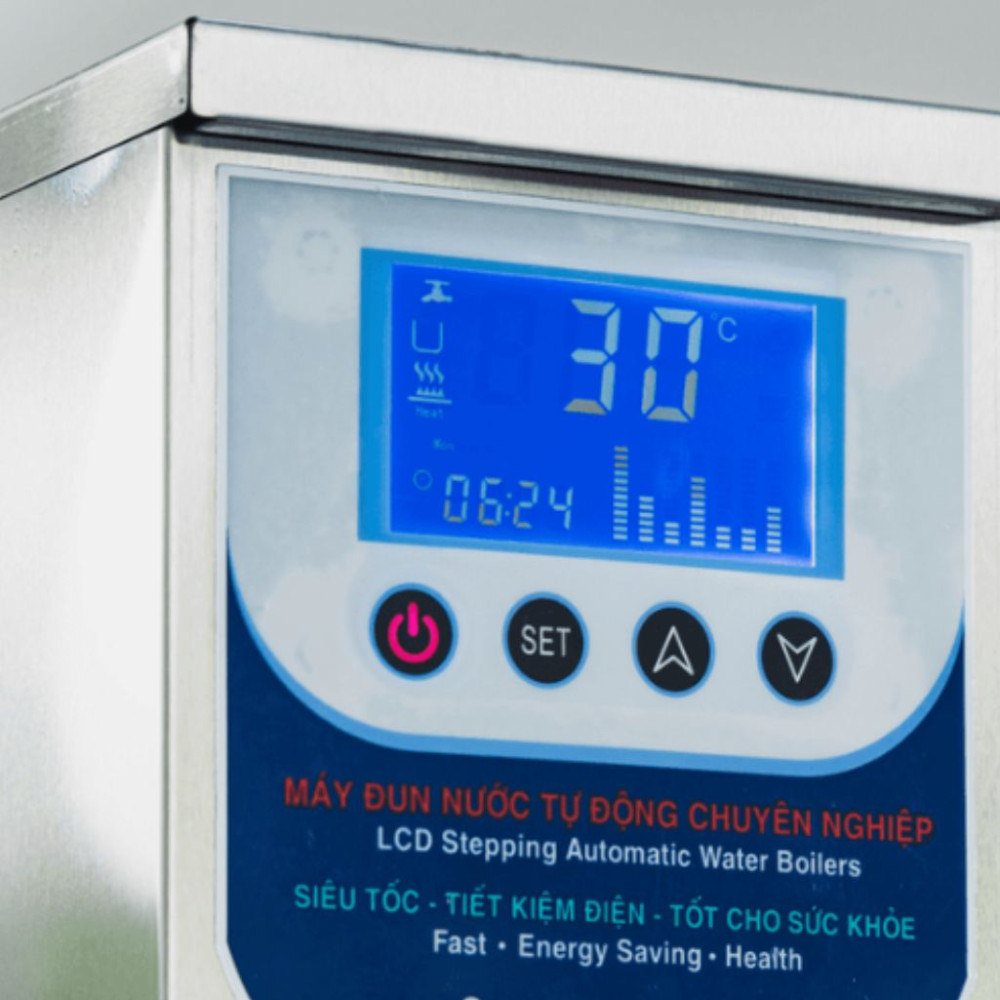 Máy sục trà sữa áp suất cao 2 vòi điện tử Yubann YB-400 - Hàng chính hãng