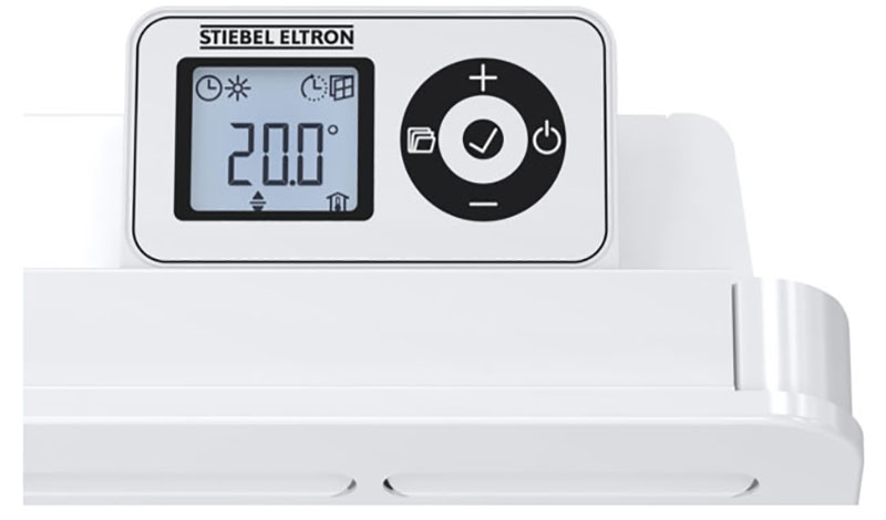 Bảng điều khiển của Máy sưởi Stiebel Eltron CNS-200-Trend-F