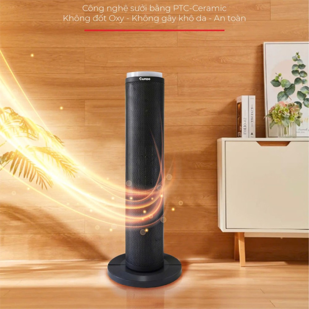 Máy sưởi gốm Rapido RCH-2000SDB - Hàng chính hãng