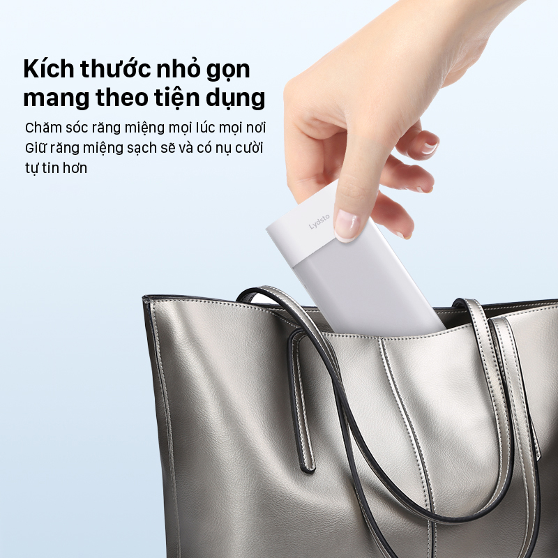 Kích thước nhỏ gọn, dễ dàng mang theo khi đi công tác, du lịch,...