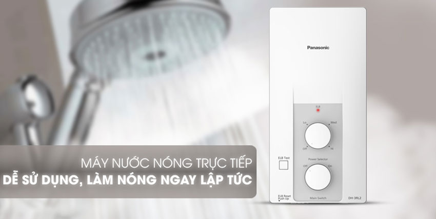 Đánh giá chi tiết máy tắm nước nóng Panasonic DH-3RL2VH