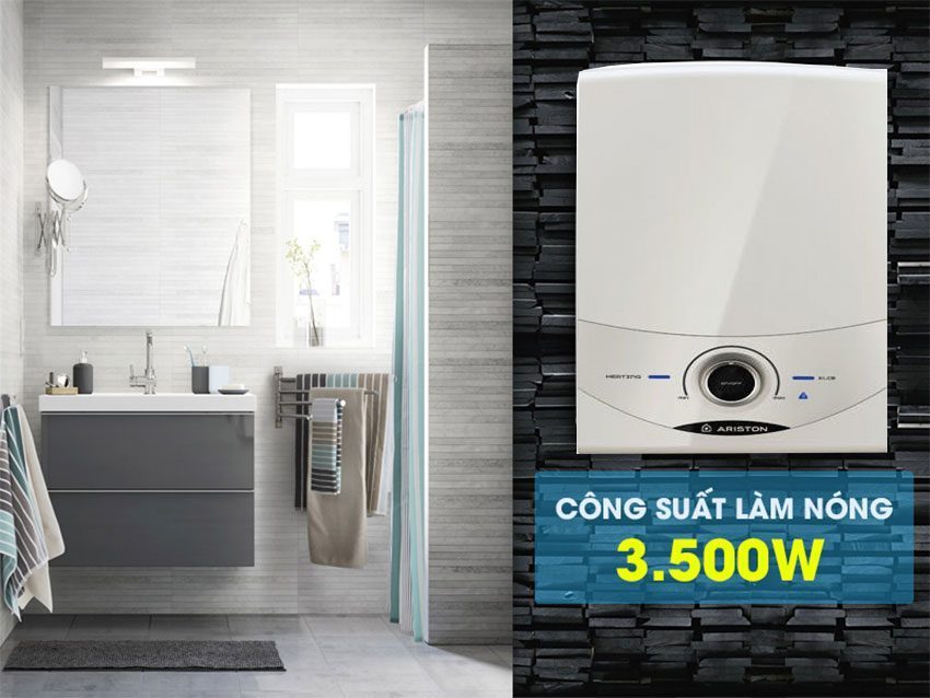 Công suất hoạt động của máy tắm nước nóng trực tiếp Ariston SM35PE-VN