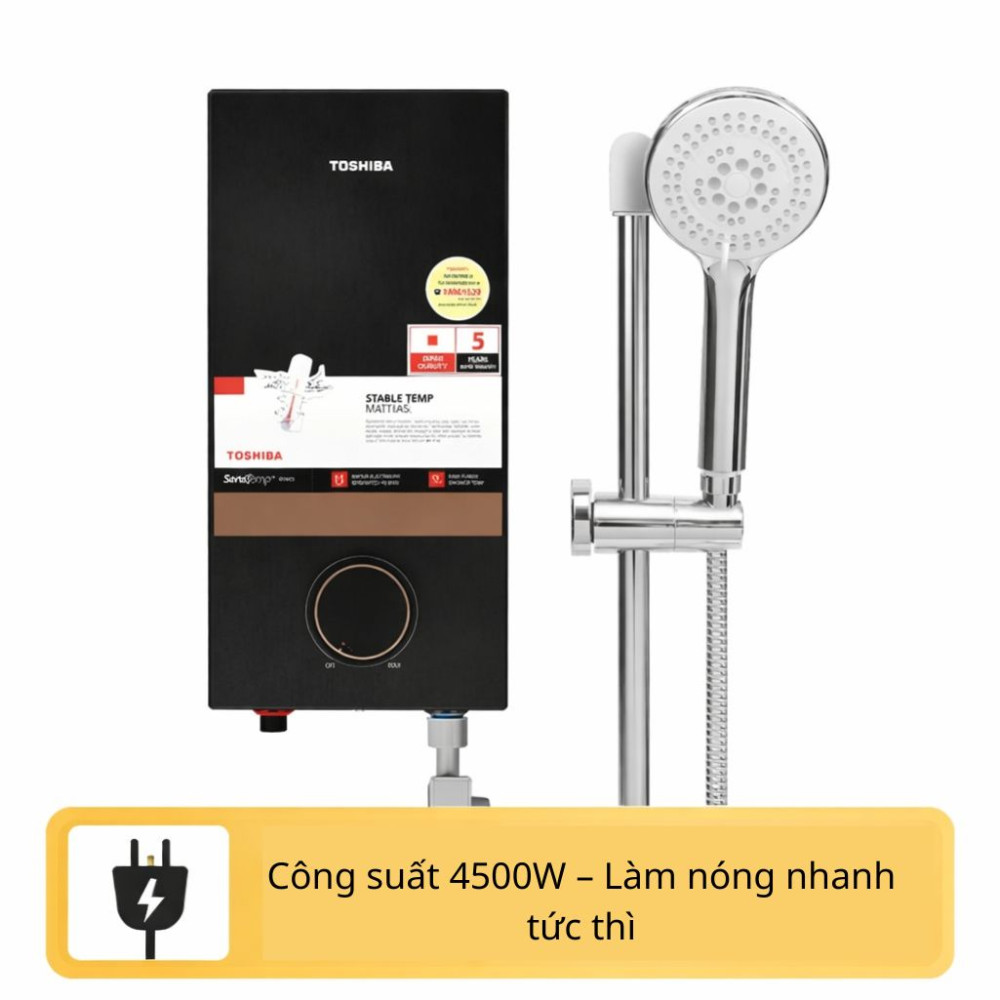 Máy nước nóng trực tiếp Toshiba TWH-45EMCPVN(K)-CB - Hàng chính hãng