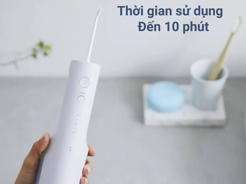 Máy sử dụng pin sạc, thời gian sử dụng lâu
