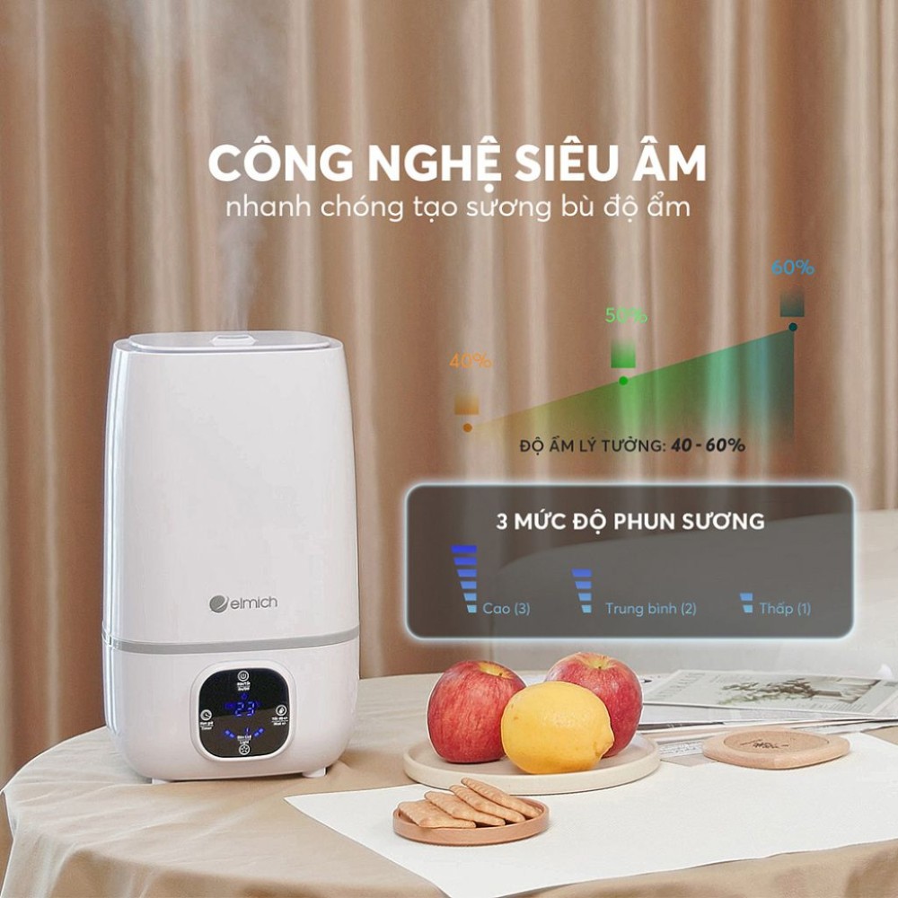 Máy tạo ẩm siêu âm Elmich HE-8987 - Hàng chính hãng