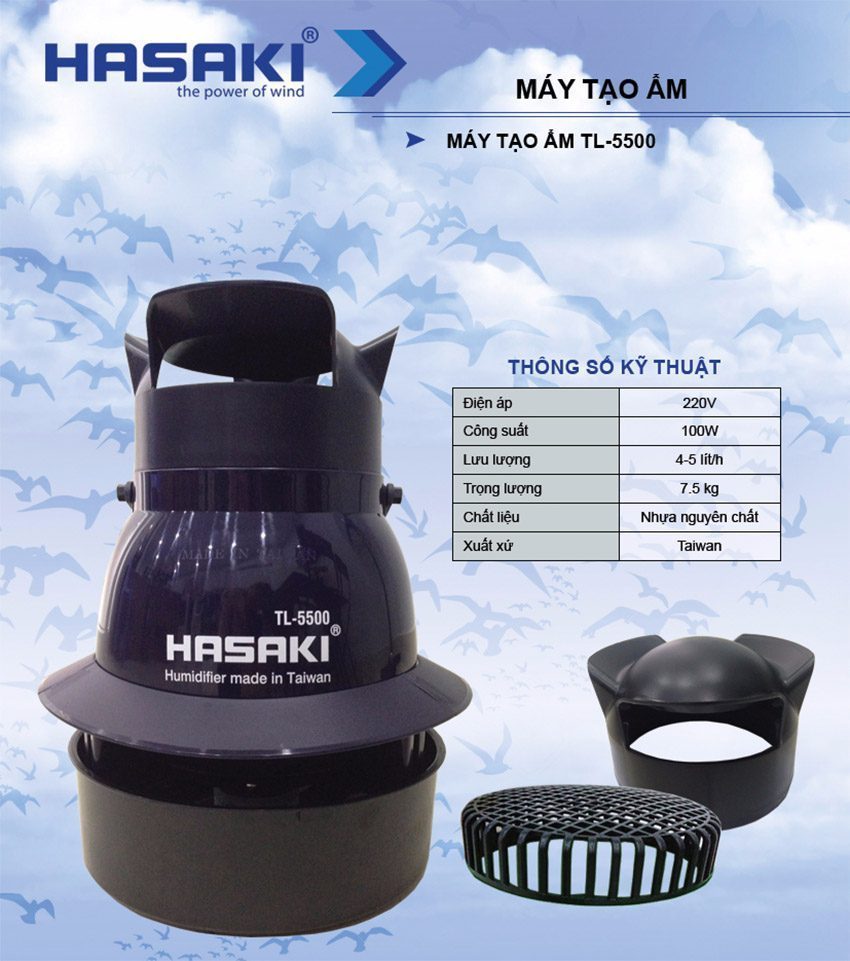 Máy tạo ẩm Hasaki TL-5500