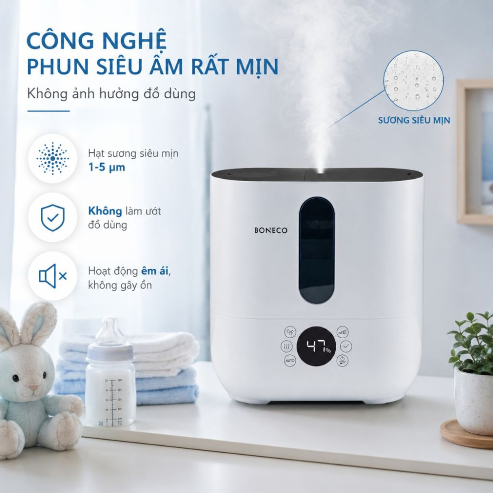 Máy tạo ẩm Ultrasonic Boneco U350 - Hàng chính hãng
