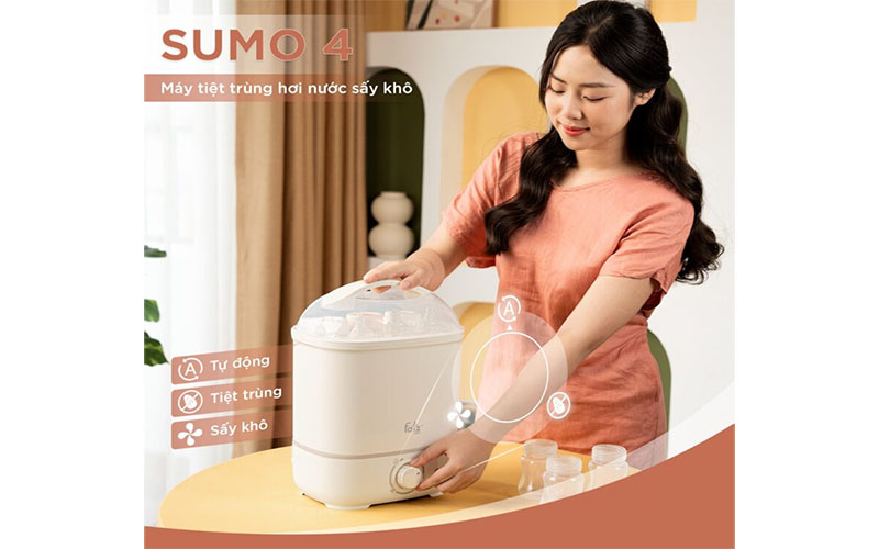 Điều khiển của Máy tiệt trùng hơi nước sấy khô Sumo 4 Fatzbaby FB4916BK