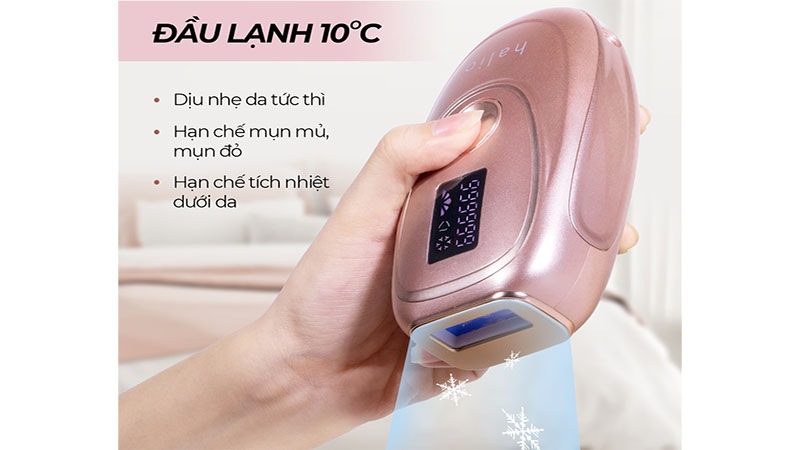 Máy triệt lông lạnh Halio IPL Cooling Hair Removal Device - Hàng chính hãng