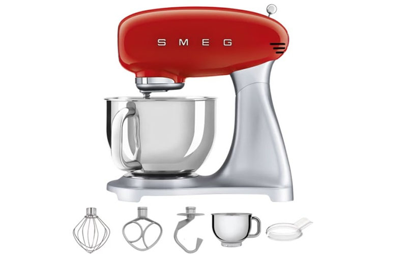 Máy trộn bột Smeg SMF02RDEU Red