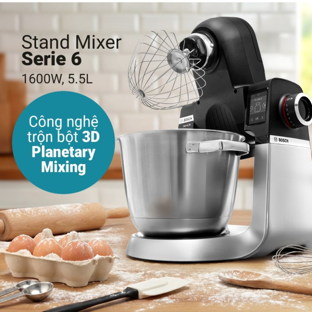 Máy trộn bột đa năng Bosch MUMS6ZS17 - Hàng chính hãng